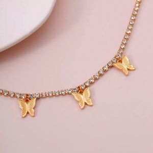 Butterfly 🦋 tennis chain anklet